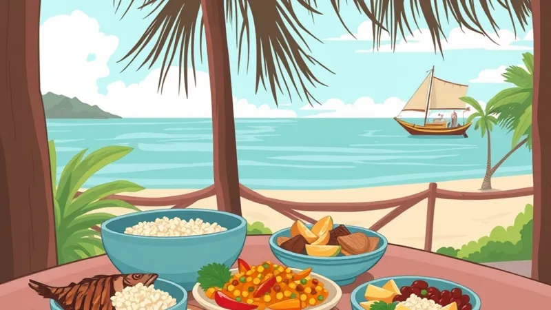 Kuchnia suahili na Wasini: co może obejmować lunch?