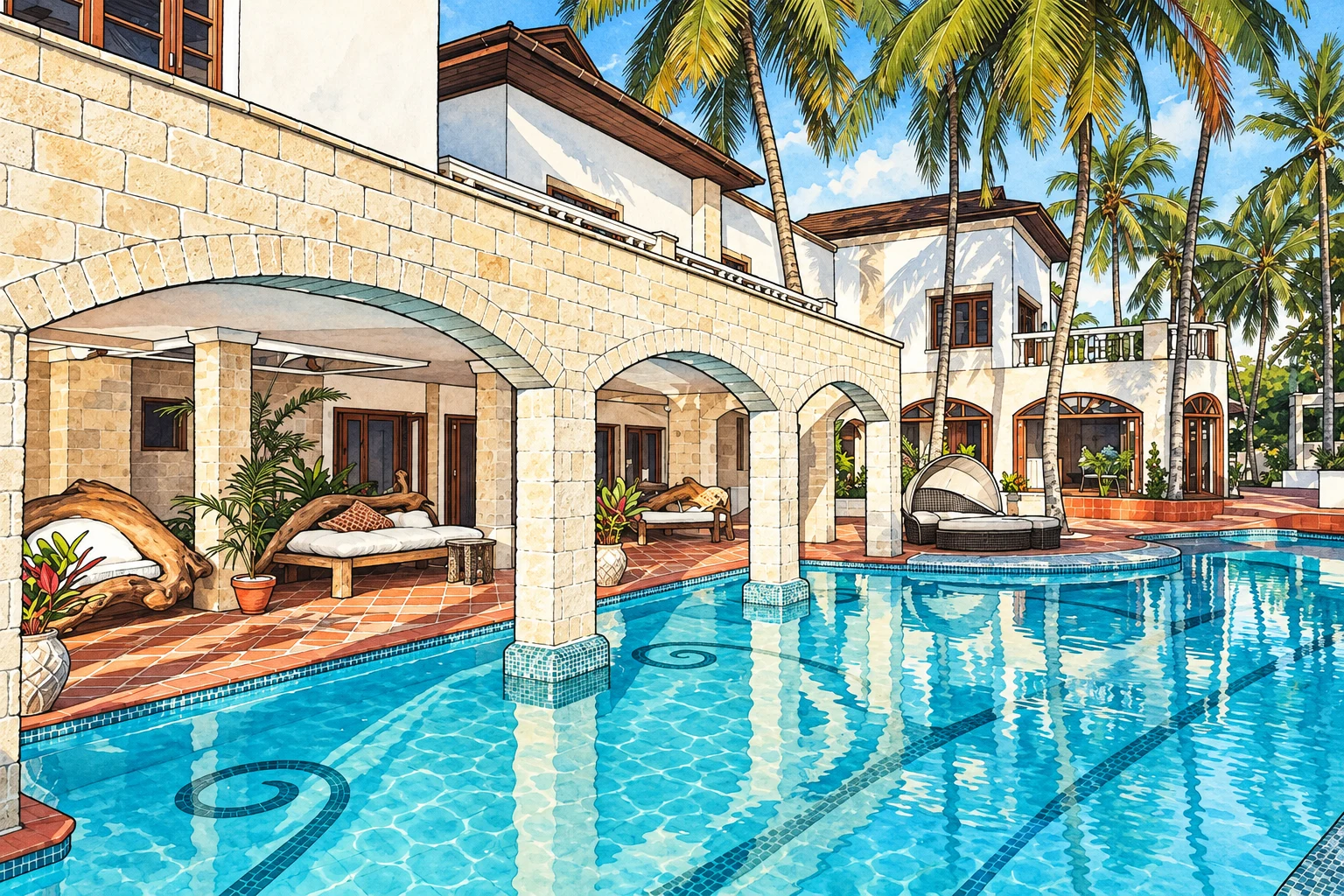 AI illustration based on a real photograph of the property โ The Maji Beach Boutique Hotel AI illustration based on a real photograph of the property โ The Maji Beach Boutique Hotel